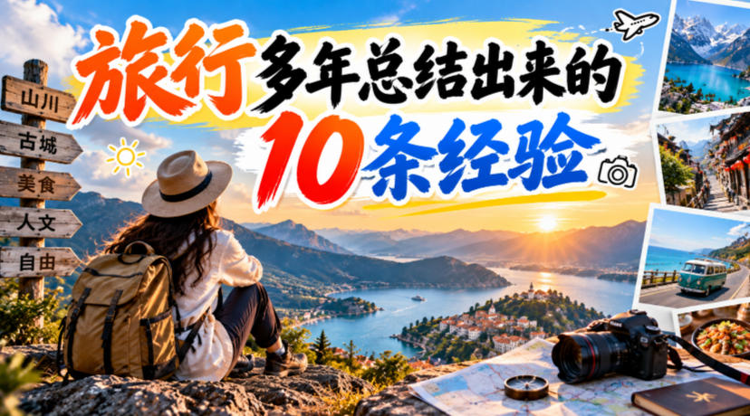 付费文章：旅行多年总结出来的10条经验-续财库