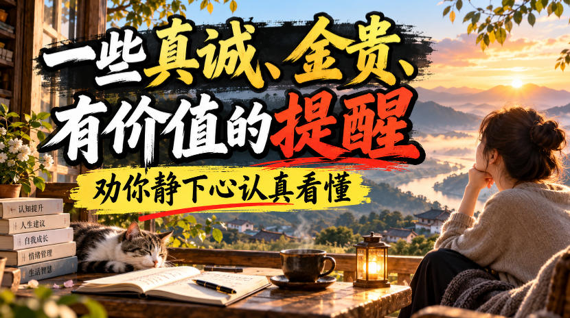 付费文章：一些真诚、金贵、有价值的提醒，劝你静下心认真看懂-续财库