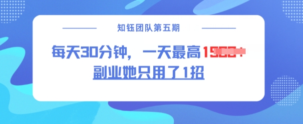 副业她只用了1招，每天30分钟，无脑二创，一天最高1.5k-续财库