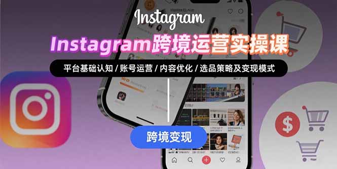 Instagram跨境运营实战:平台认知/账号运营/内容优化/选品策略及变现模式-续财库