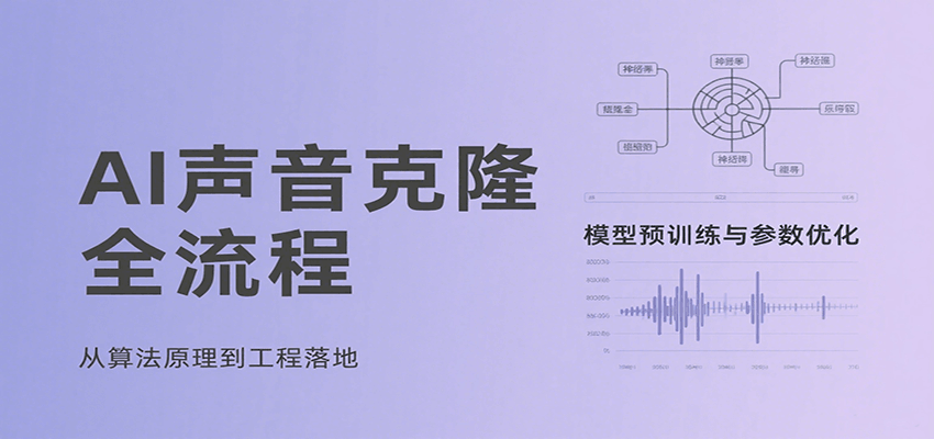 AI声音克隆全流程，基础概念到实战应用，3秒极速声音复刻、模型预训练、云端部署等-续财库