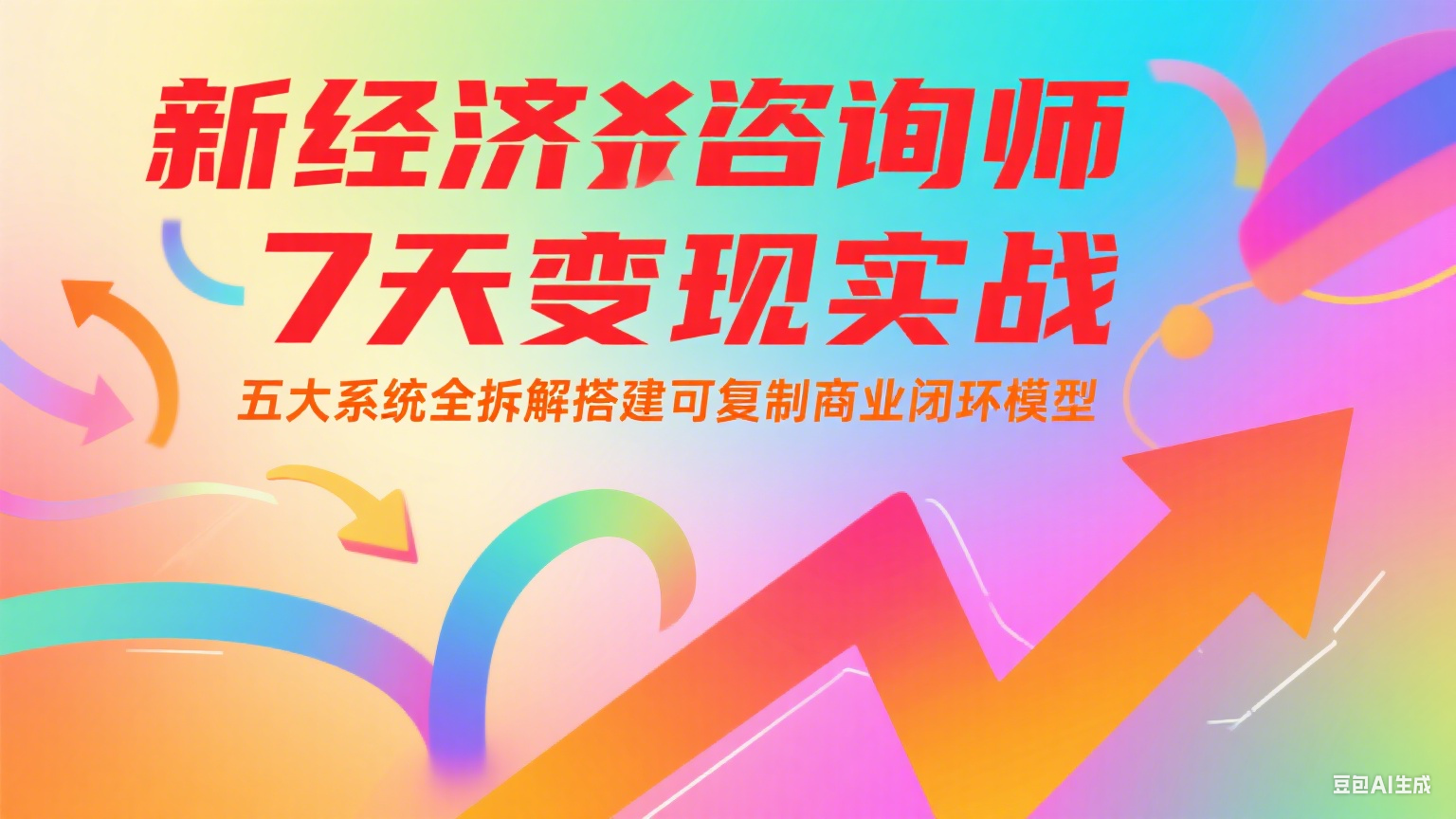 新经济咨询师 7 天变现实战：五大系统全拆解搭建可复制商业闭环模型-续财库