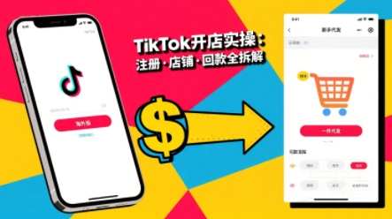 TikTok从开店到投流的进阶课，从基础实操到高阶技巧一网打尽-续财库