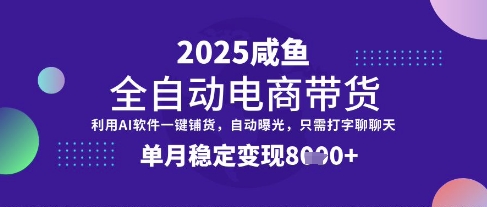 全网首发【闲鱼全自动电商带货】三年磨一剑，一朝露锋芒，单月稳定变现8k+【揭秘】-续财库