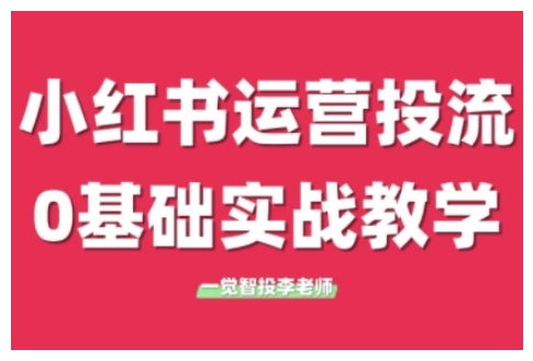 小红书运营投流,小红书广告投放从0到1的实战课,学完即可开始投放(更新)-续财库