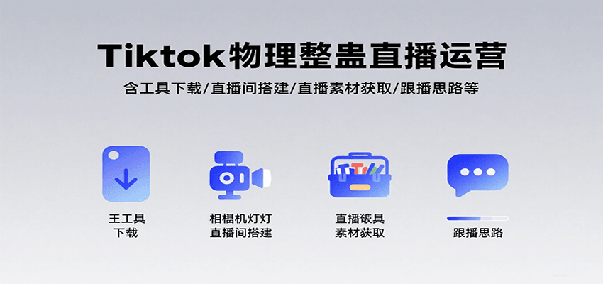 Tiktok物理整蛊直播运营,包含工具下载/直播间搭建/直播素材获取/跟播思路等-续财库